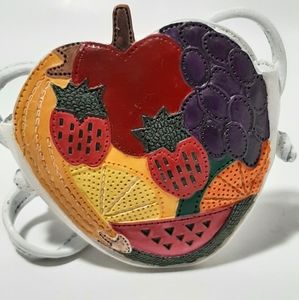 RAINE 2000 Just The Right Shoe "Fruity" Purse Retired Beverly Feldman.